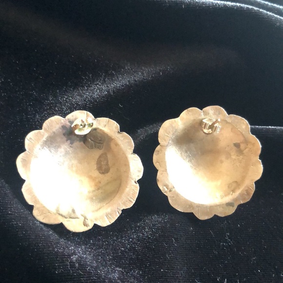 Sterling Silver and Black Onyx Earrings - Picture 2 of 4